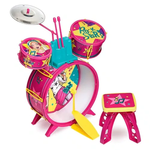 Bateria Infantil Barbie Fabulosa Fun