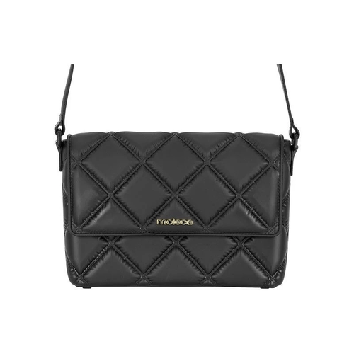 Bolsa Feminina Moleca Casual Alça Ajustavel Detalhe em Alto Relevo Preta