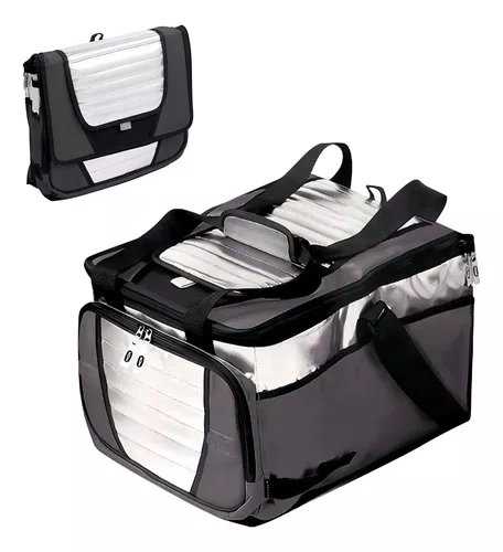 Bolsa Térmica Ice Cooler Dobrável 36L Com Divisória Cinza Mor