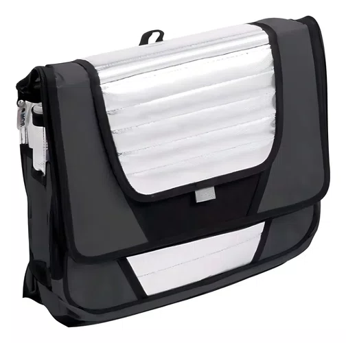 Bolsa Térmica Ice Cooler Dobrável 36L Com Divisória Cinza Mor