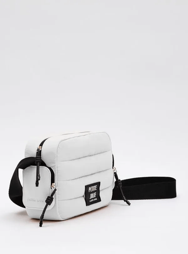Bolsa Transversal Beira Rio Com Estampa Monogramada Em Padrão Geométrico