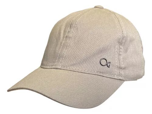 Boné Basico Ogochi Sport Logo Metal Casual Adulto Bege Original
