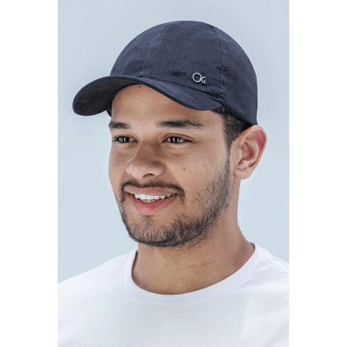 Boné Basico Ogochi Sport Logo Metal Casual Adulto Preto Original