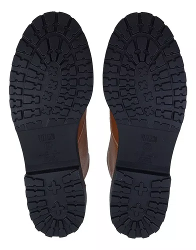 Bota Feminina Vizzano Coturno Cano Baixo Marrom