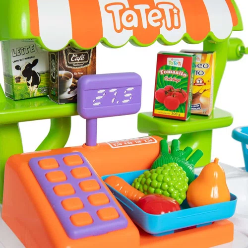 Brinquedo Tateti Mini Market Infantil com Acessorios