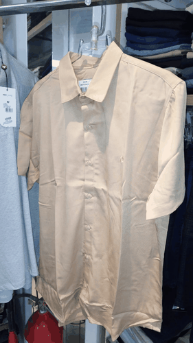 Camisa de Botão Manga Curta Marrom Pro Surf