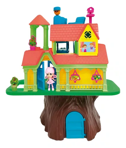 Casa na Árvore Divertida - com acessórios