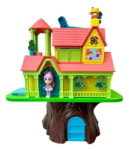 Casa na Árvore Divertida - com acessórios