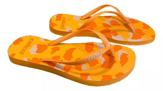 Chinelo Feminino Colcci Onça Laranja
