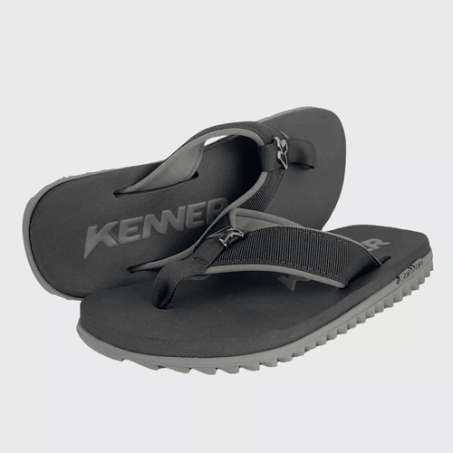 Chinelo Kenner Kivah Preto com Detalhe Cinza