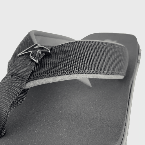Chinelo Kenner Kivah Preto com Detalhe Cinza