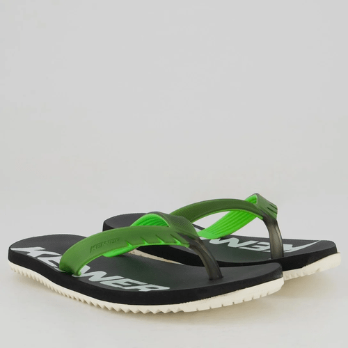 Chinelo Kenner Red Summer Masculino - Verde e Preto Solado EVA