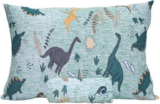 Jogo de Cama Solteiro Infantil - 2 peças Dinos Selva