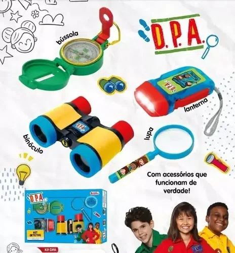 Kit Detetive D.p.a. Funciona De Verdade Rosita - BABY BRINK