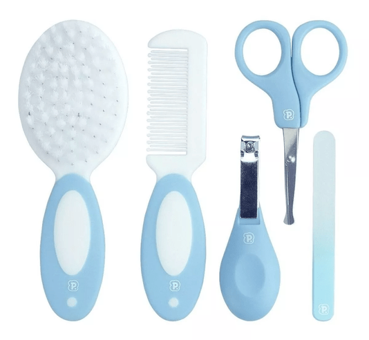 Kit Higiene Infantil 5 Peças Azul Pimpolho