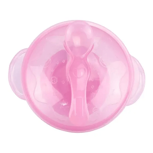 Kit Refeição Infantil Bowl Pimpolho Rosa