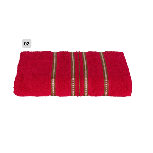 KIT Toalha de Banho Mafratex Village Vermelho