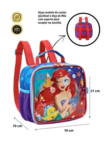 Lancheira Termica Ariel Disney