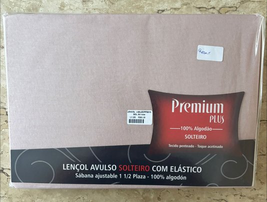Lençol de Solteiro com Elastico Avulso Rosé