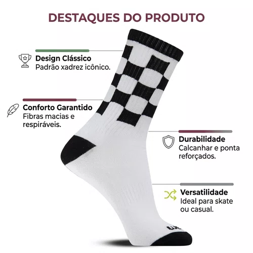 Meia Rikam Casual Esportivo Masculino Botafogo