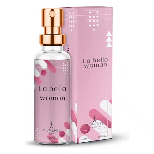 Mini Perfume de Bolsa Moments Paris Feminino 15ml Inspiração Importados Alta Fixação