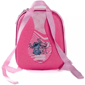 Mochila/Lancheira de Costas Stitch Rosa