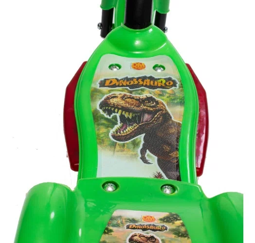 Patinete com Cesta Dinossauro