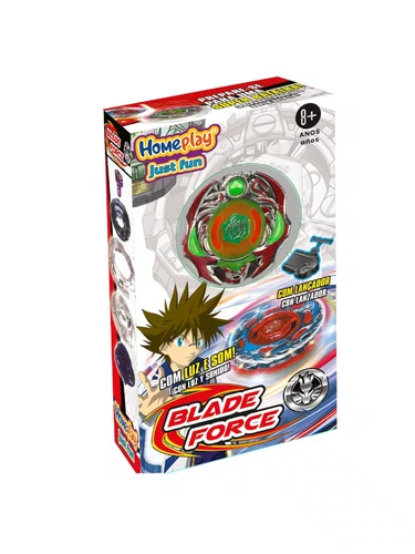 Pião Bey Blade Force com Luz