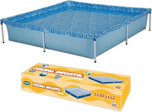 Piscina Infantil 1.500 Litros Desmontavel Estruturada Quadrada