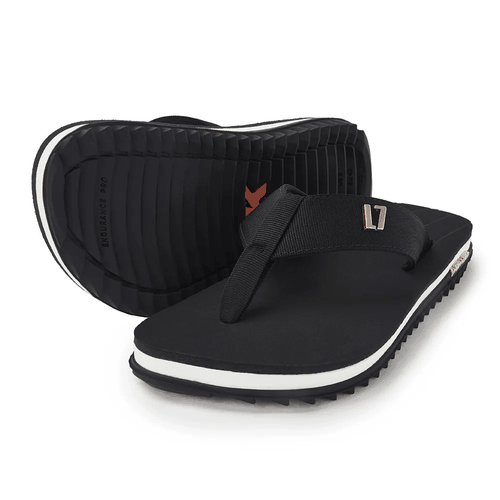 Sandália kenner kivah L7 Preto com Detalhe Dourado