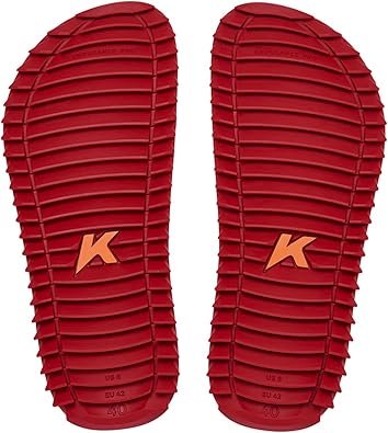 Sandália Kenner Kivah Preto com Detalhe Vermelho