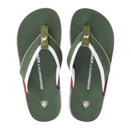 Sandália Kenner Nk6 pro Fluminense Tricolor
