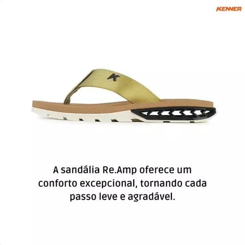 Sandália Kenner Rakka Exclusivo DJJ-40 Dourada