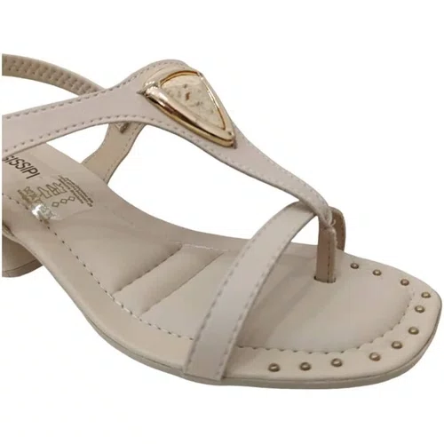 Sandalia Mississipi Bertini Cotton Feminino Bege