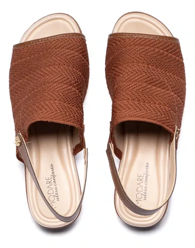 Sandalia Modare Floather Nature Feminino Nude