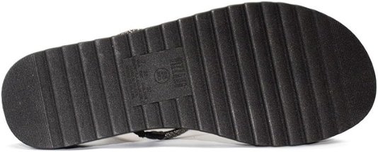 Sandália Plataforma Vizzano Feminino Tiras Strass Casual Preto