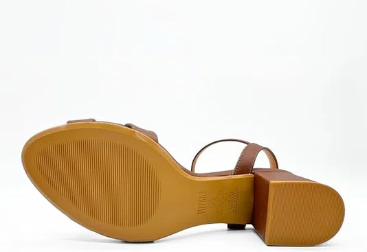 Sandalia Vizzano Salto Bloco Feminino Mocca