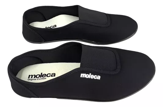 Sapatilha Feminina Conforto Com Elástico Moleca Preto