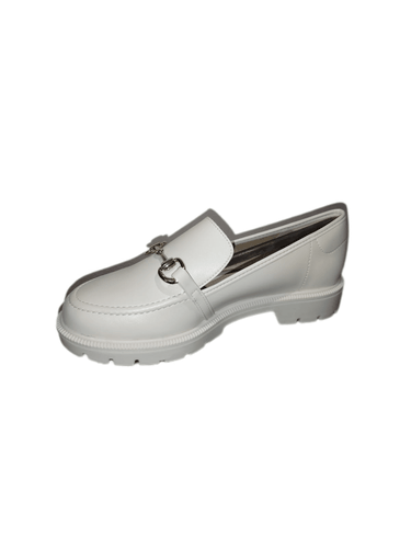 Sapato Beira Rio Mocassim Off White Feminino