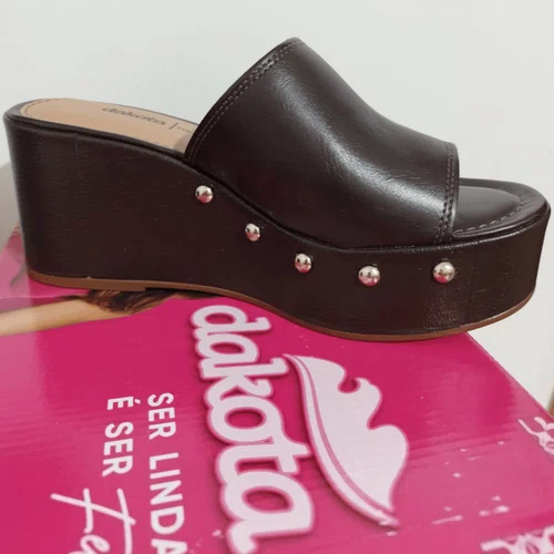 Tamanco Dakota Salto Anabela Feminino