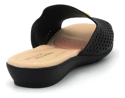 Tamanco Modare Ultra Conforto Slide Rasteirinha Leve Feminino Preto