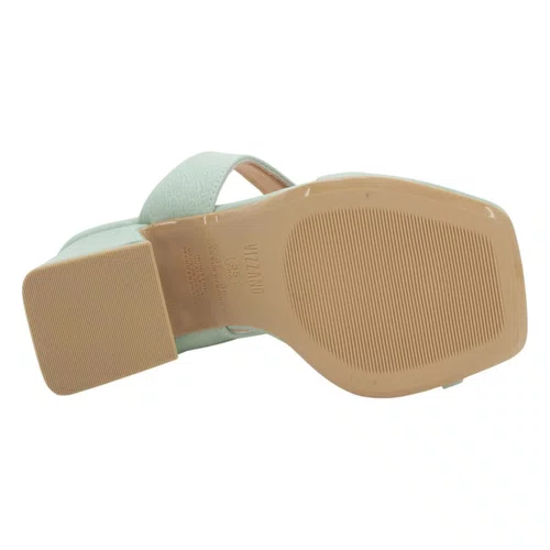 Tamanco Vizzano Salto Bloco Feminino Verde Luna