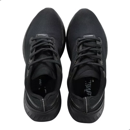 Tenis Actvitta Esportivo Masculino Preto/Dourado