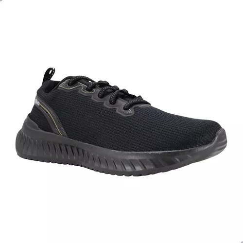 Tenis Actvitta Esportivo Masculino Preto/Dourado