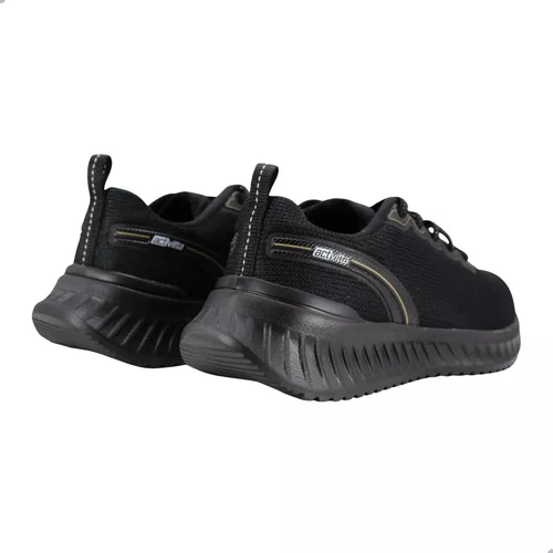 Tenis Actvitta Esportivo Masculino Preto/Dourado