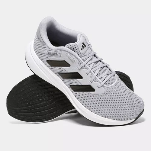 Tenis Adidas Response Runner Masculino Original Cinza/Preto