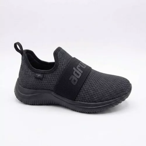 Tenis Adrun Slip On Fit Conforto Feminino Preto