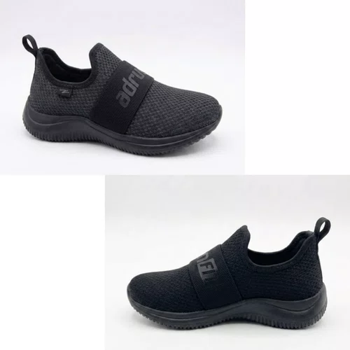 Tenis Adrun Slip On Fit Conforto Feminino Preto