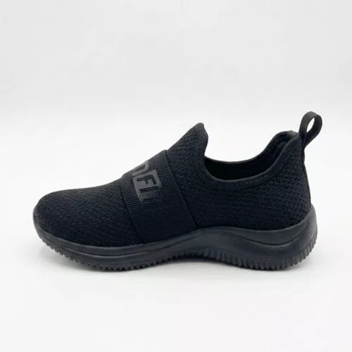 Tenis Adrun Slip On Fit Conforto Feminino Preto