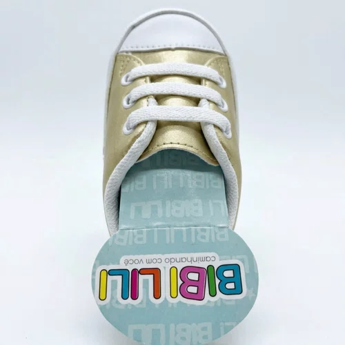 Tenis Bebê Bibilili Dourado